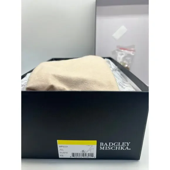 Badgley Mischka Women's Jill Chrystal Embellished Block Heel MP5331 Size 9.5 NIB - Picture 5 of 12